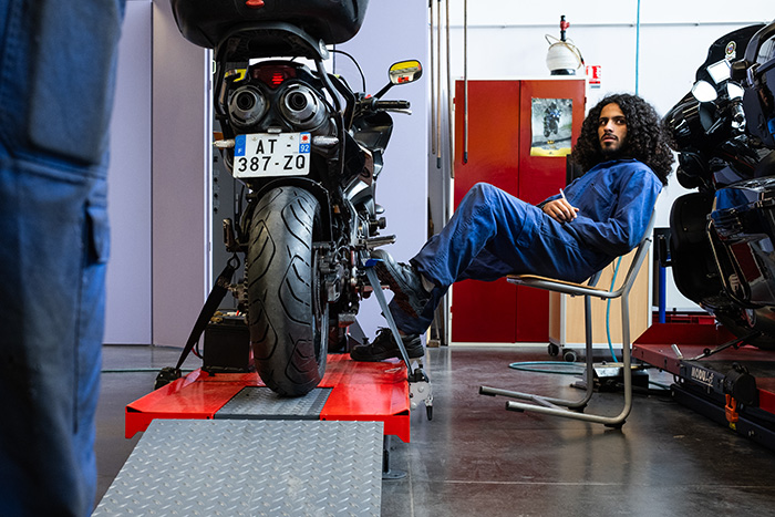 Atelier moto – repos